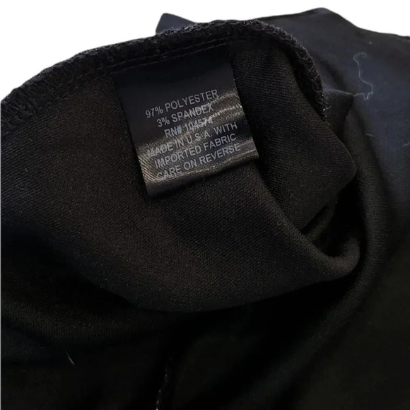 Lisa & Lucy Black Metallic Shimmer Wide Leg Jumpsuit S - Picture 6 of 7